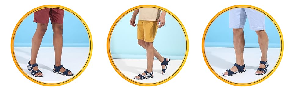 Sparx Men's Athletic and Outdoor Sandals (Blue)
