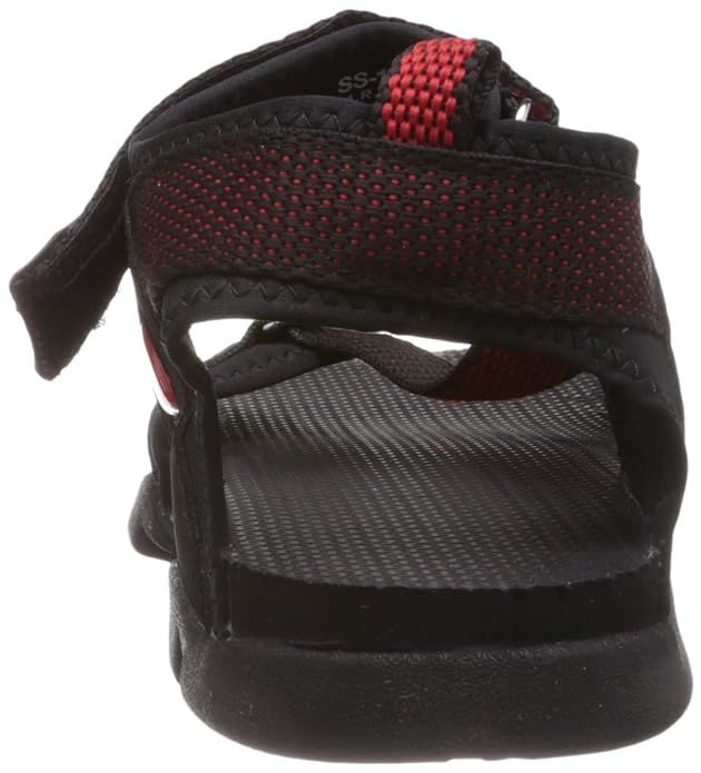 Sparx Men's Athletic and Outdoor Sandals (Black Red)